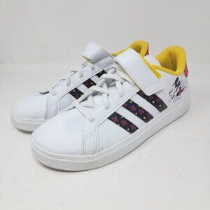 Adidas x‎ Disney Big Kids Size 5 Grand Court Mickey Mouse Sneakers Shoes